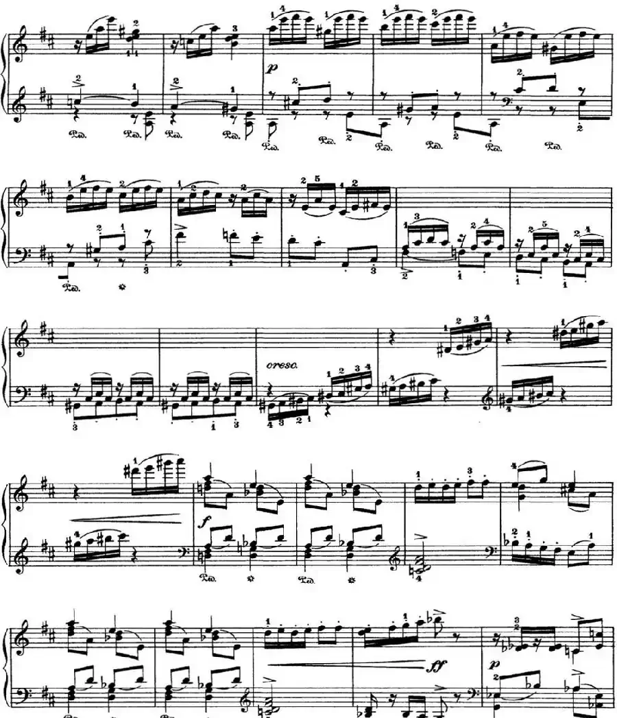 柴可夫斯基 四季 2月 狂欢节 D大调 Carnival D major