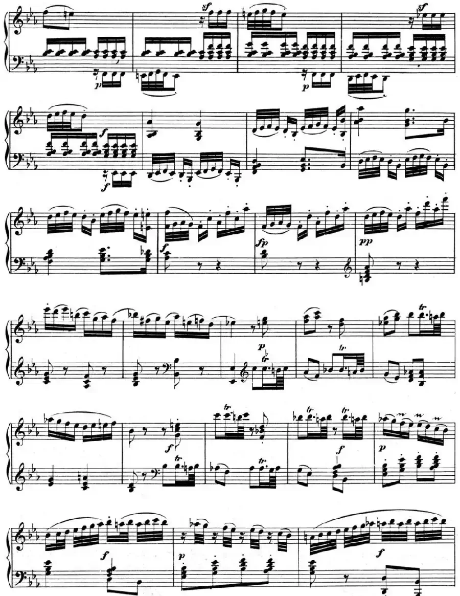 贝多芬钢琴奏鸣曲04 大调奏鸣曲 降E大调 Op.7 E-flat major