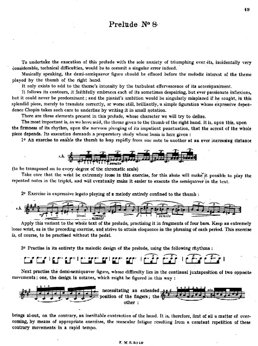 Preludes Op.28（24首前奏曲·8）