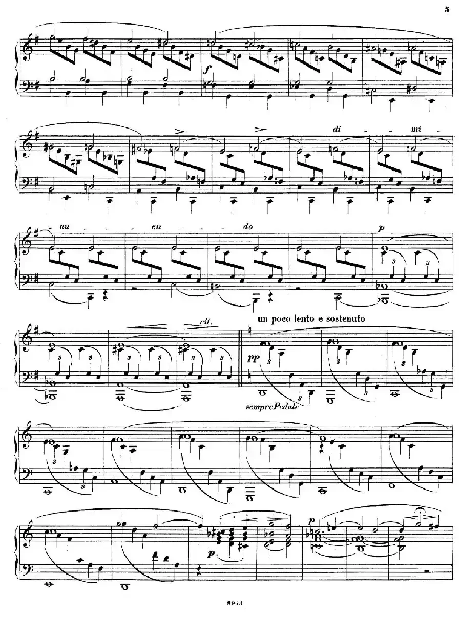 Piano Sonata in e Minor Op.28（e小调钢琴奏鸣曲）