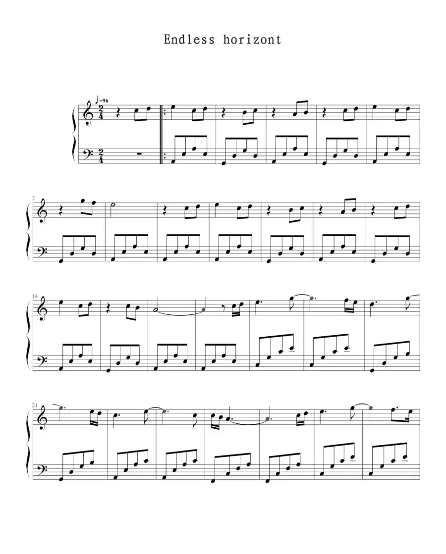 Endless horizon(无垠水平线)