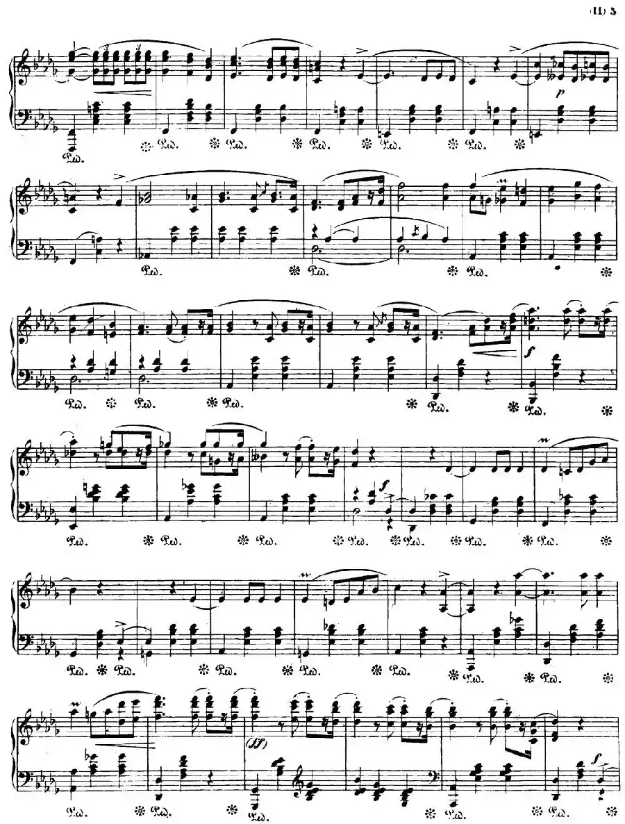 Valse brillante Op34 No1（降A大调华丽圆舞曲Op.34-1 ）