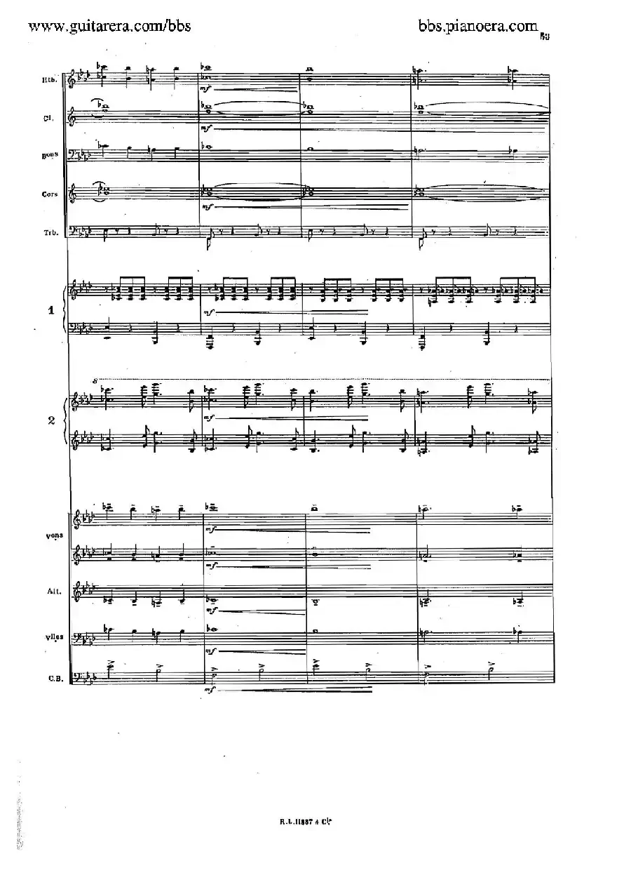 Concerto for 2 Pianos in d Minor（d小调双钢琴协奏曲·总谱）