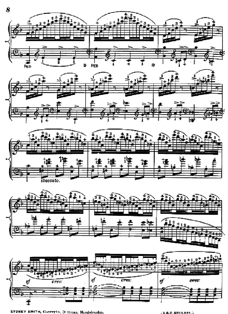d小调第二钢琴协奏曲（钢琴独奏版）