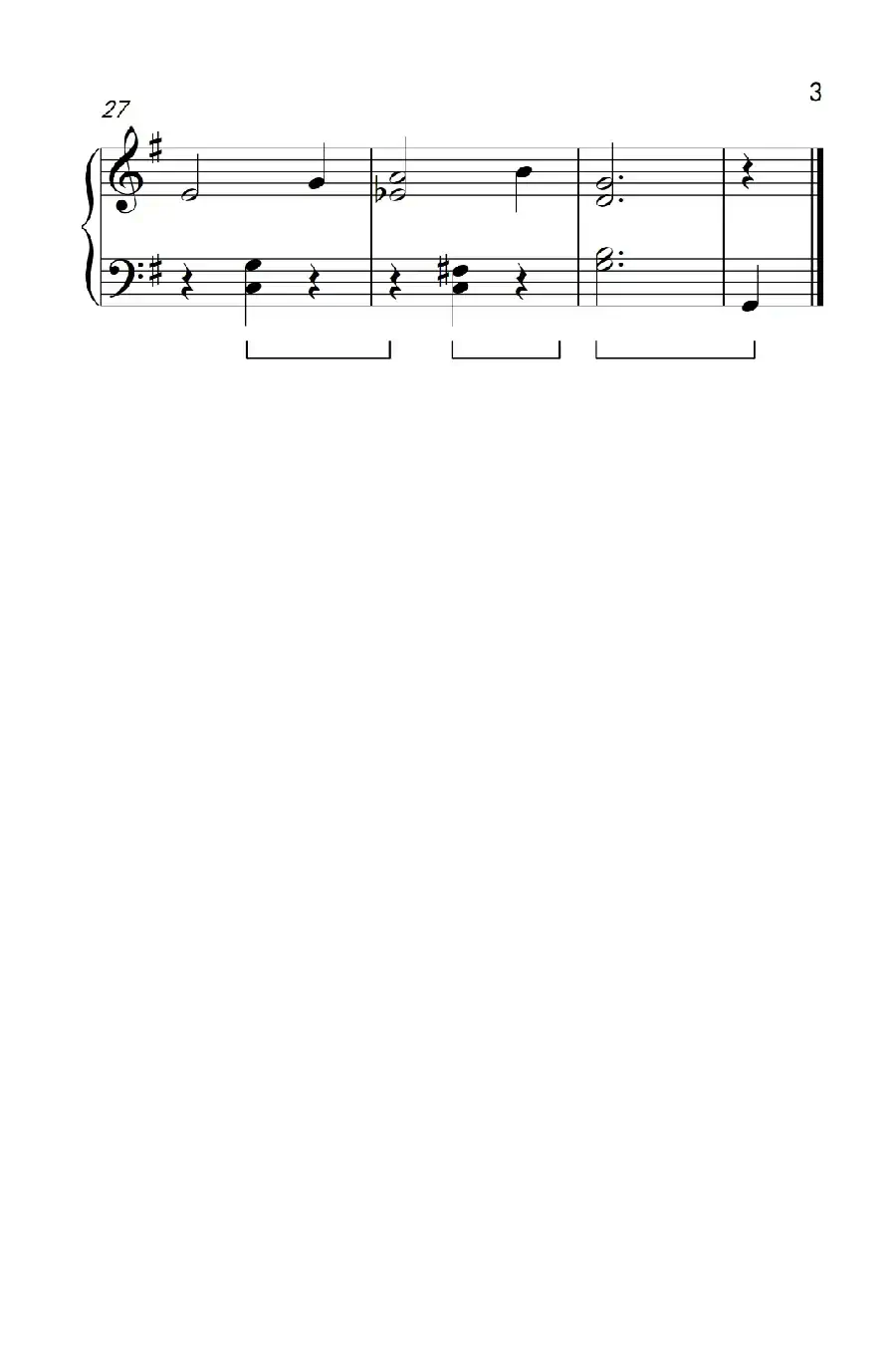 印度之歌 选自歌剧《萨特阔》（约翰·汤普森 成人钢琴教程 第二册）