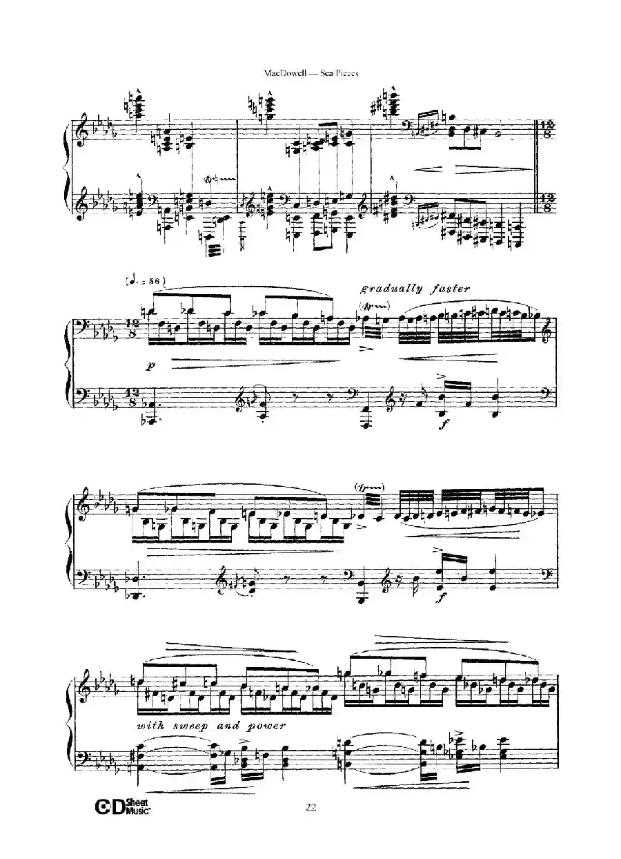海景 Sea Pieces Op.55（No.8）