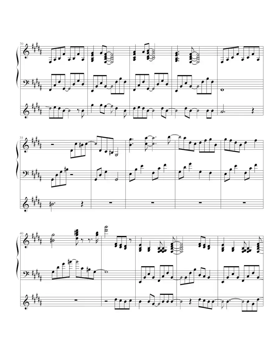 life is like a boat (生命如舟)(钢琴伴奏谱)