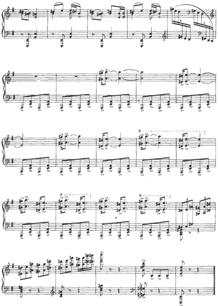 苗寨的婚礼（选自钢琴组曲《家乡之歌》）