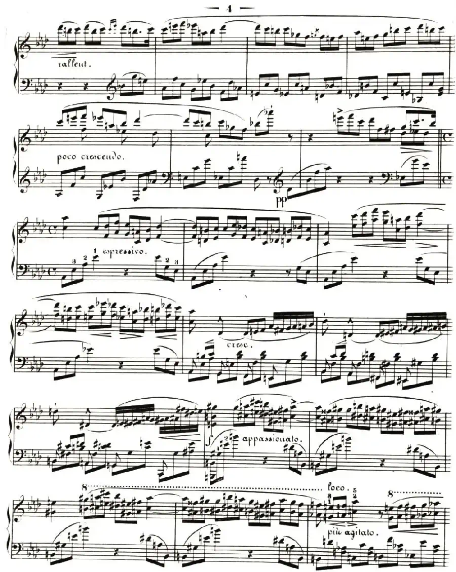 李斯特音乐会练习曲 S144（2 轻盈 f小调 S144 La leggierezza F minor）