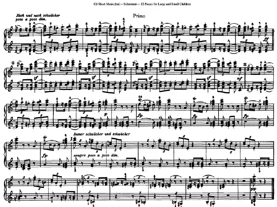 12首为孩子们而作的四手联弹曲 Op.85（四手联弹）（5）