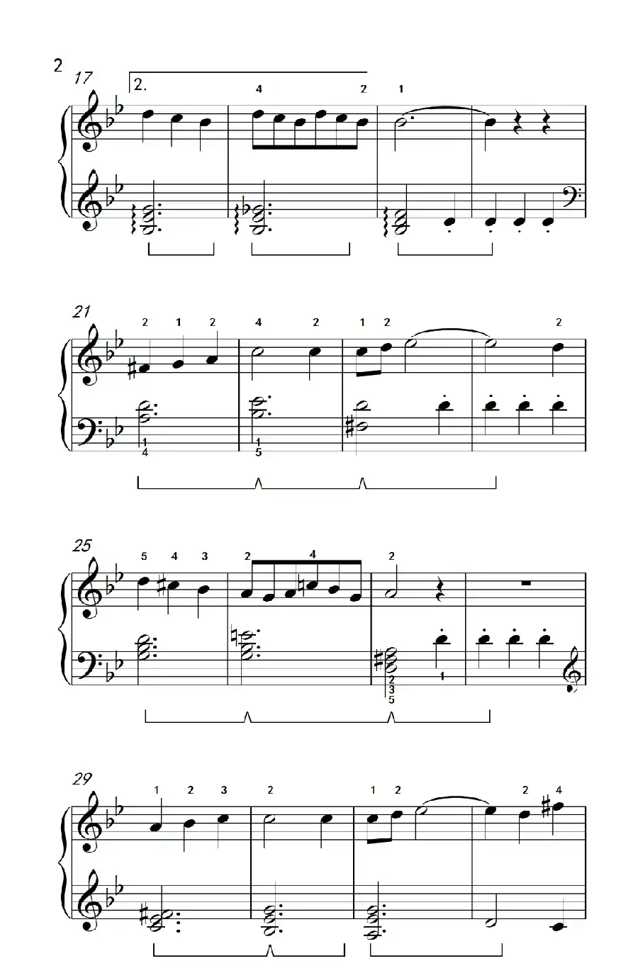 神秘的东方（约翰·汤普森 成人钢琴教程 第二册）