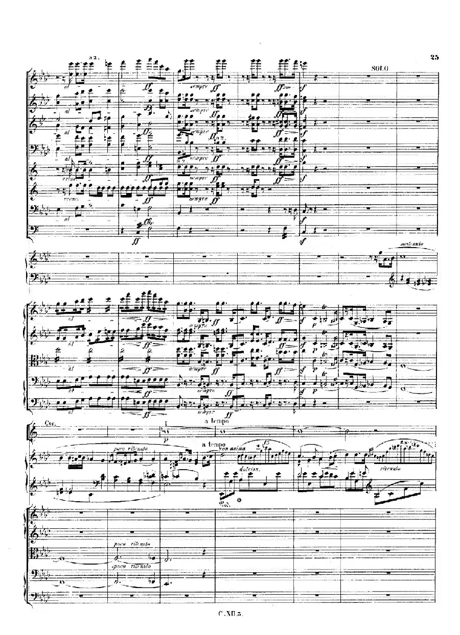 Piano Concerto No.2 in f Minor Op.21（f小调第二钢琴协奏曲·总谱）