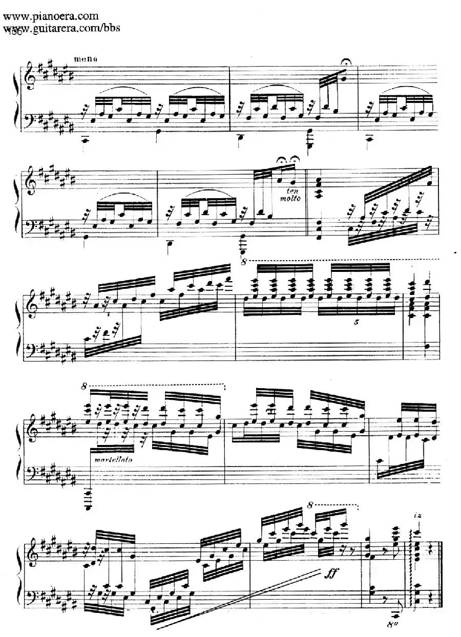 Allegro de Concierto（升C大调音乐会快板）