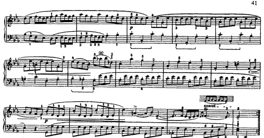 第四组曲:降E大调·第二加伏特