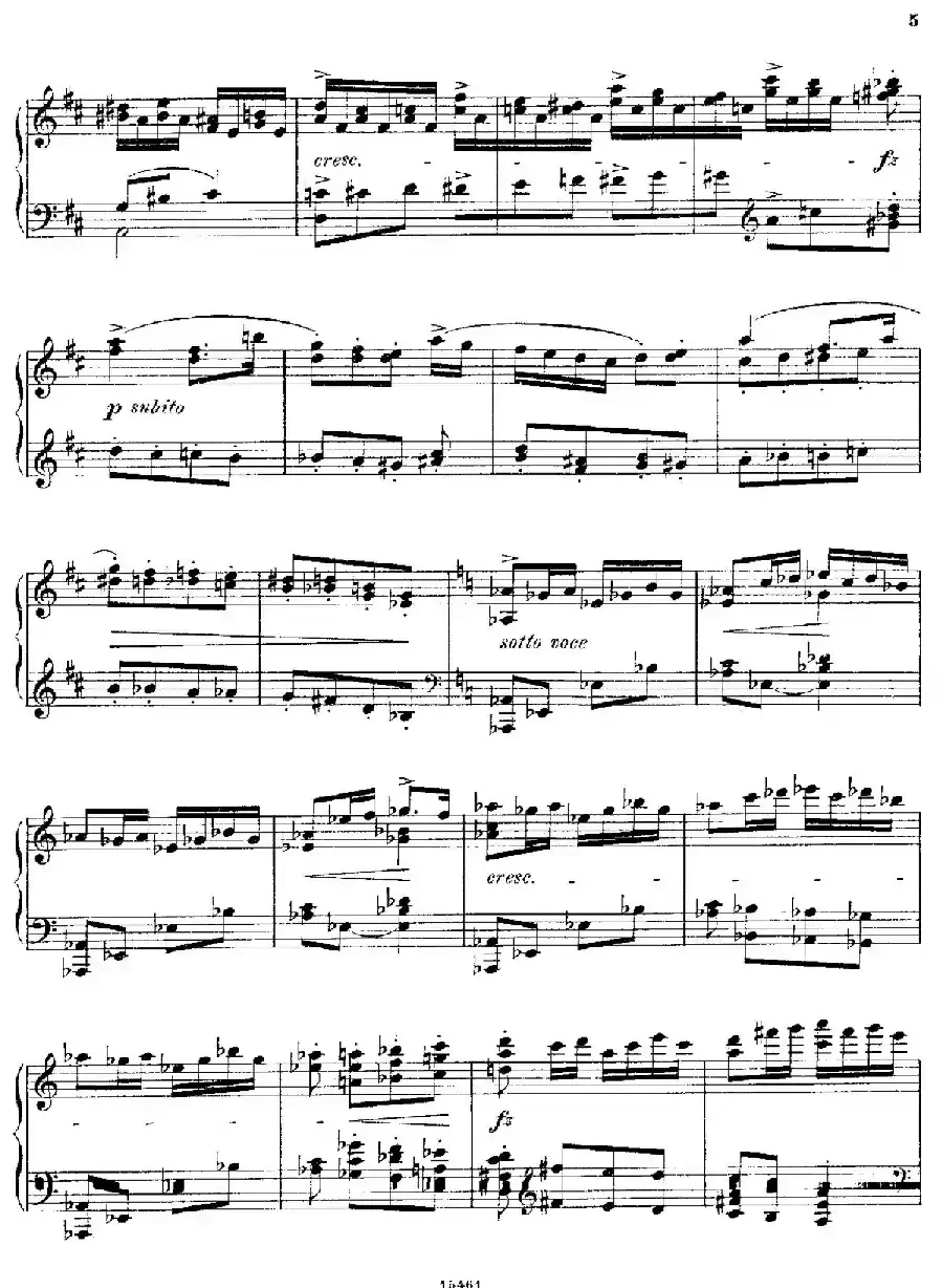4 Sketches Op.35（4首素描·4）