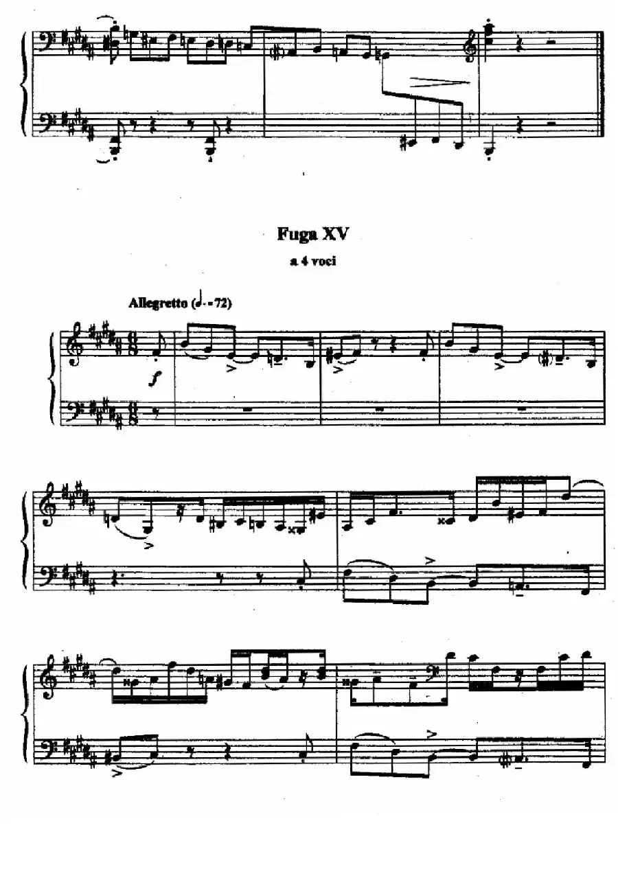 24 Preludes and Fugues Op.82（24首前奏曲与赋格·15）