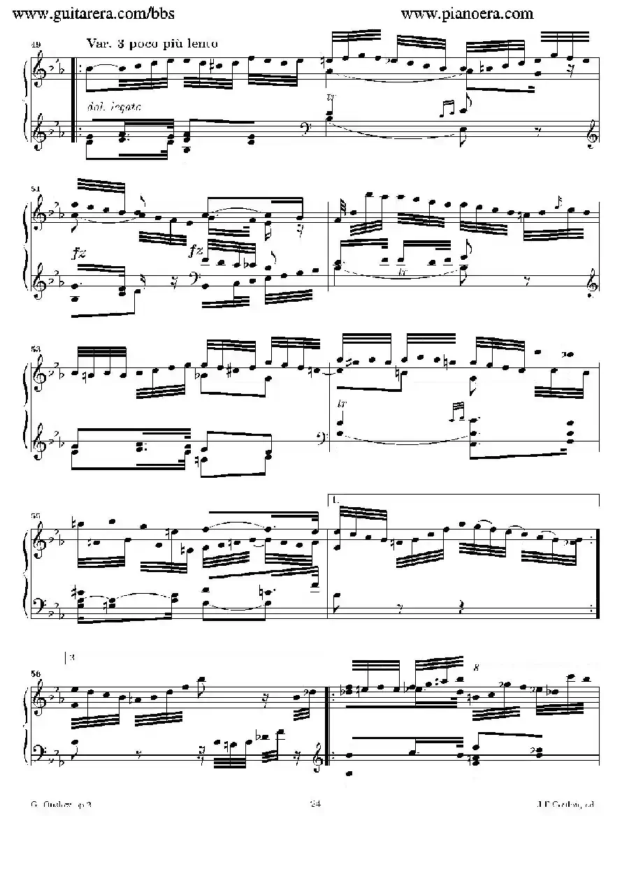 Grande Piano Sonata in c Minor Op.2（c小调华丽钢琴奏鸣曲·第三乐章）