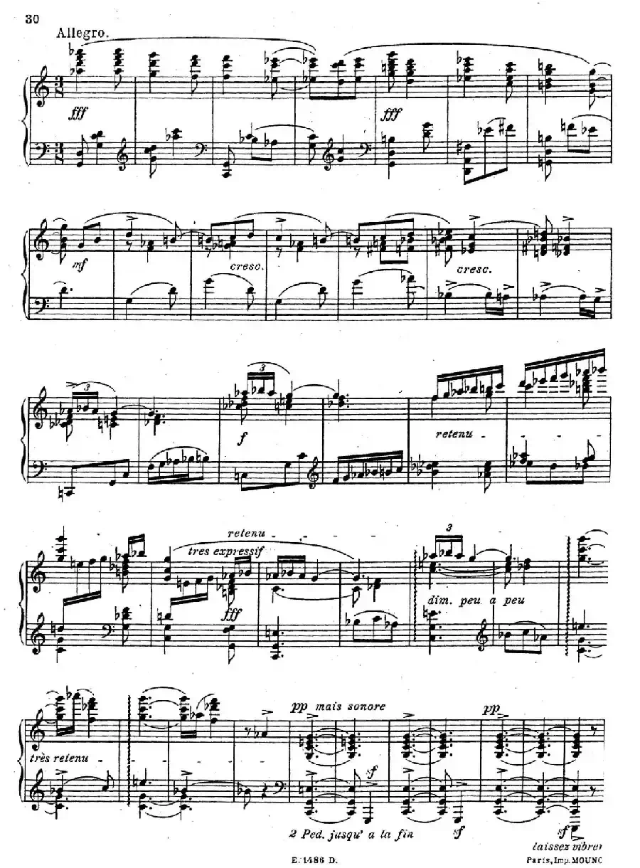 Sonate Romantique Op.3（浪漫奏鸣曲·Ⅲ）