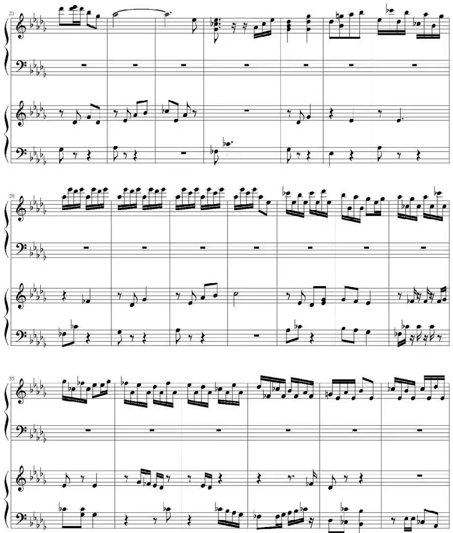 Flower Dance（花舞）（四手联弹）