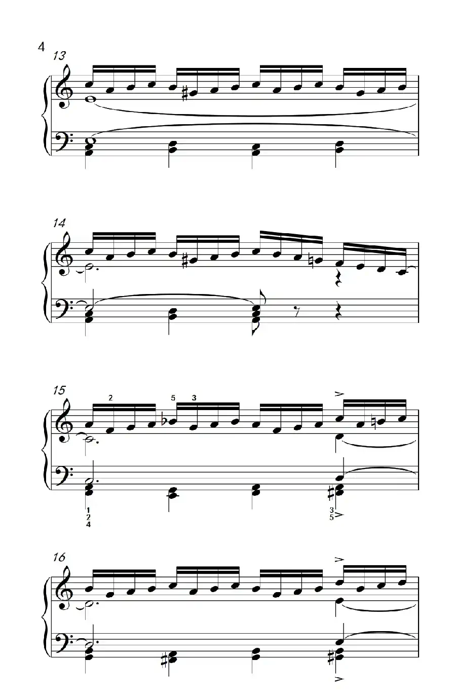 莫什科夫斯基 钢琴练习曲（第十首）