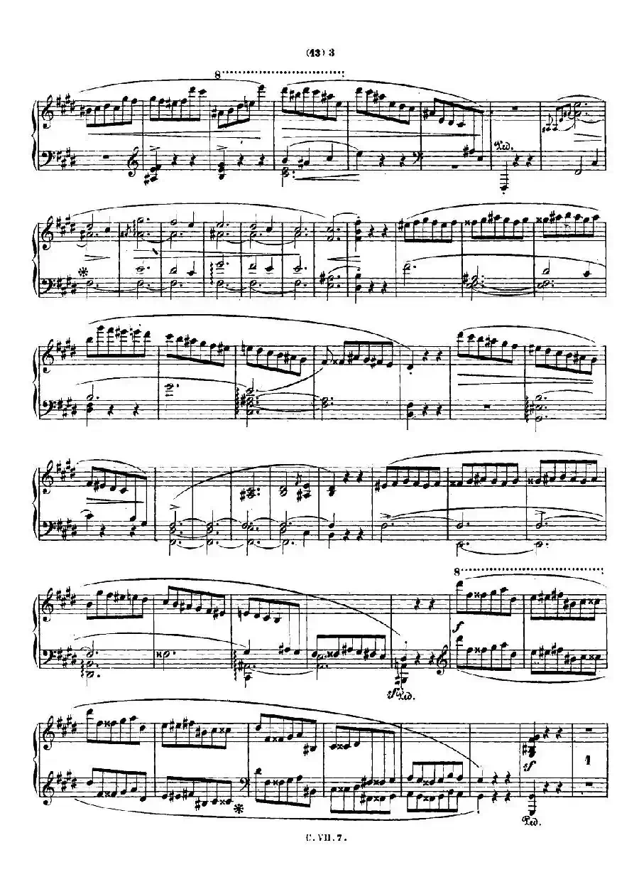 肖邦 钢琴谐谑曲 Chopin Scherzo（No.4  E大调，Op.54）