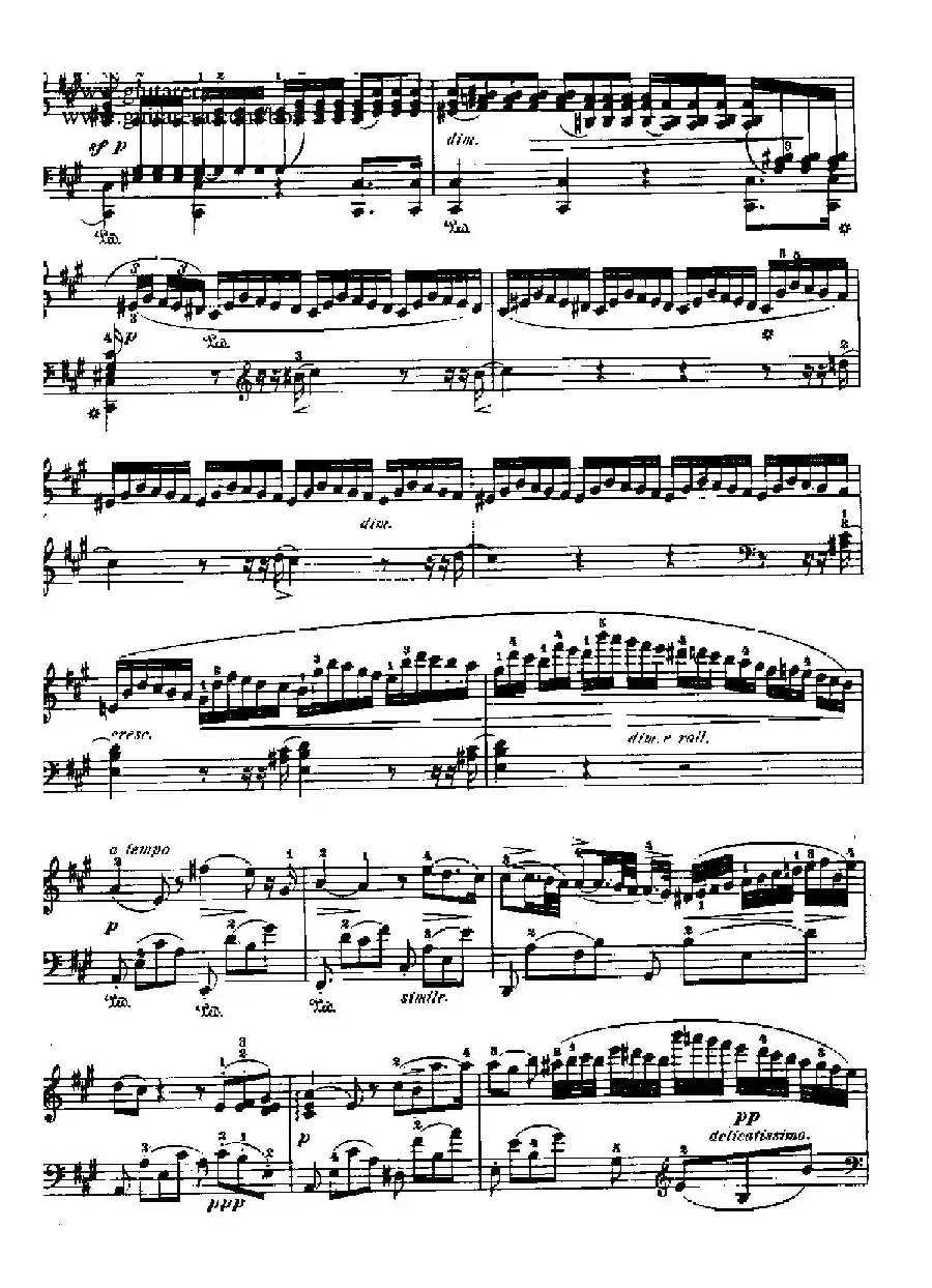Nocturne No.4 in A Major （A大调第四号夜曲）