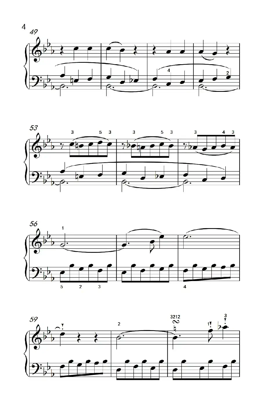 奏鸣曲 Opus 10 Nr.1 第一乐章(贝多芬奏鸣曲集 2)