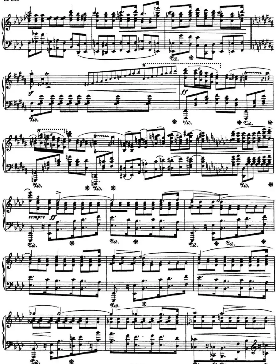 肖邦 幻想波兰舞曲 Op.61 降A大调 Polonaise