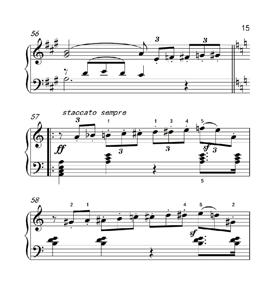 奏鸣曲 Opus 2 Nr.2 第四乐章(贝多芬奏鸣曲集 1)