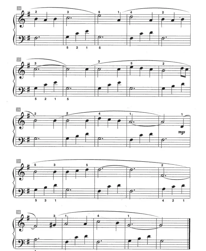 乘着歌声的翅膀（儿童古典钢琴小品）