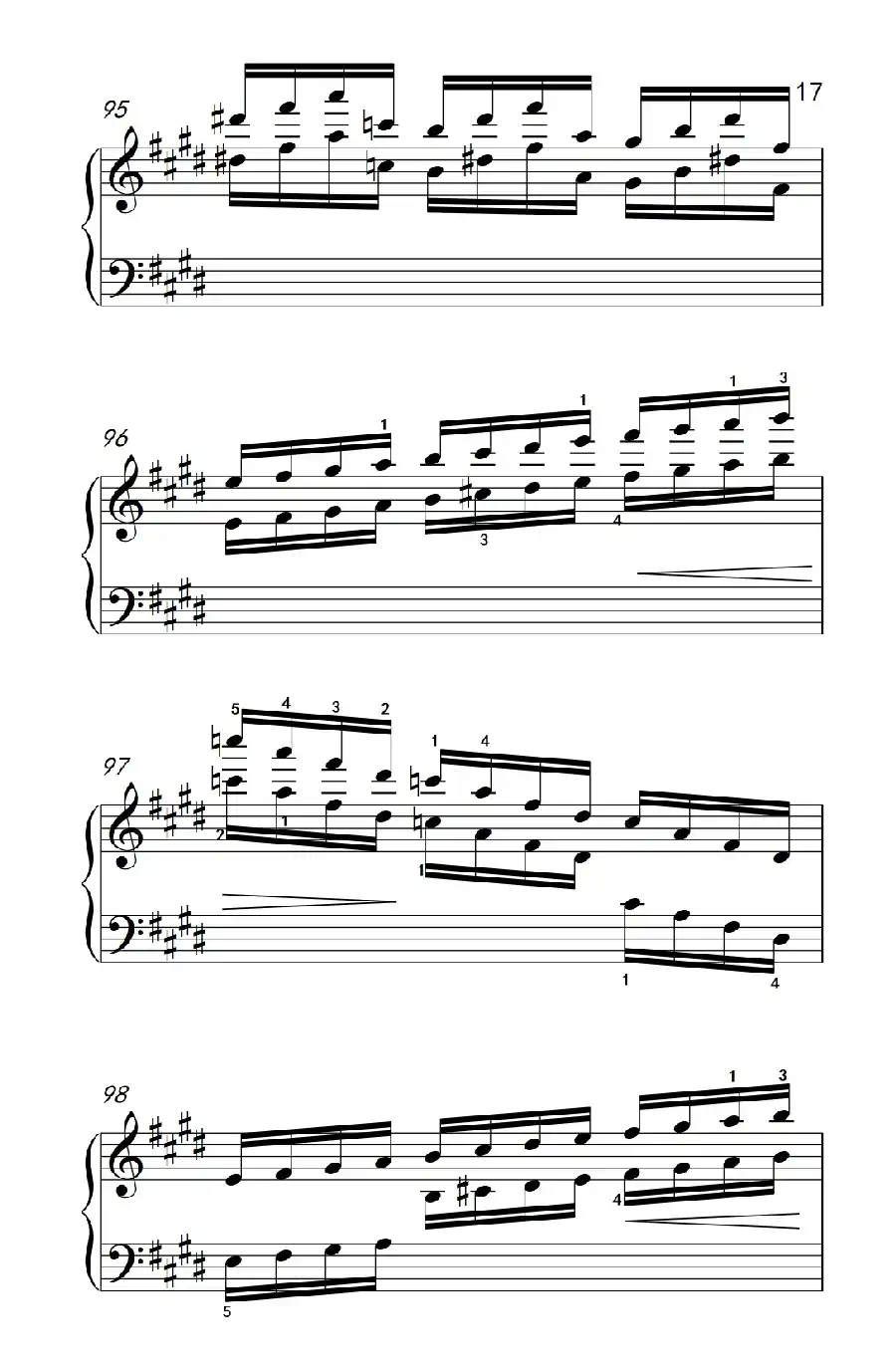 莫什科夫斯基 钢琴练习曲（第一首）