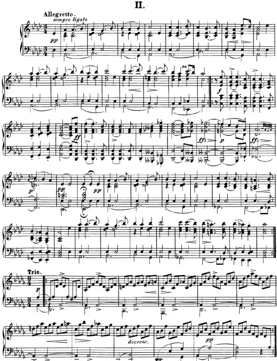 舒伯特降A大调即兴曲D.935,Op.142(NO.2)