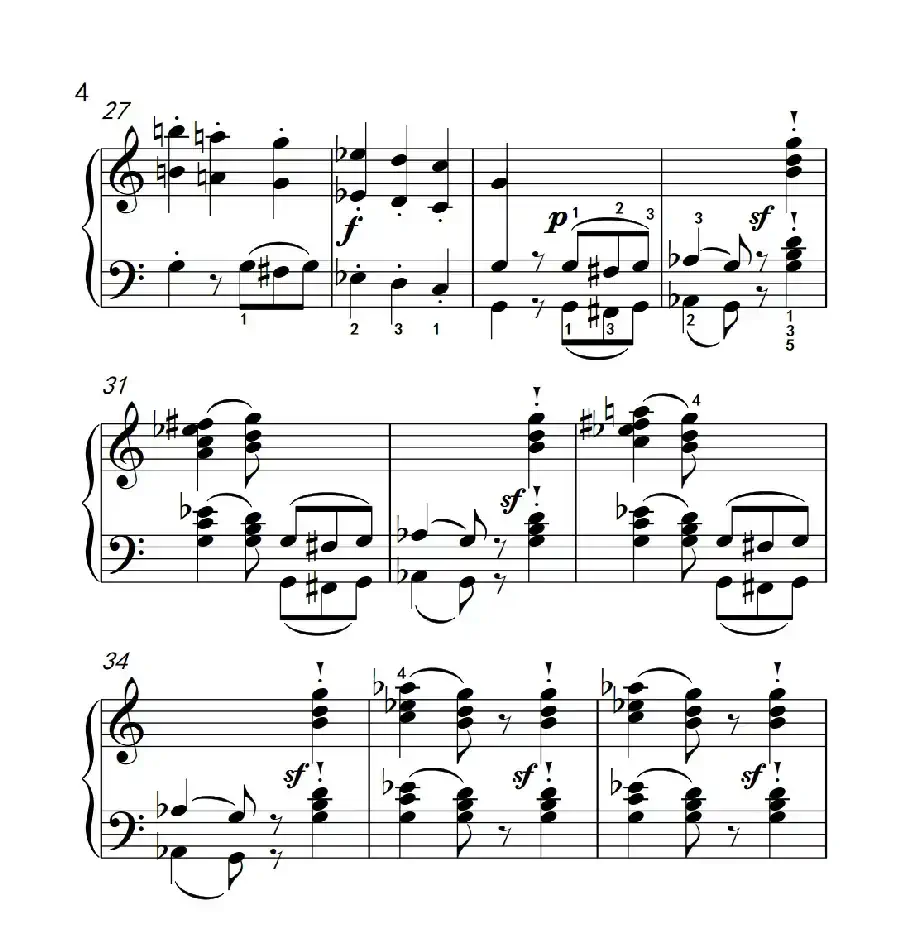 奏鸣曲 Opus 2 Nr.3 第三乐章(贝多芬奏鸣曲集 1)