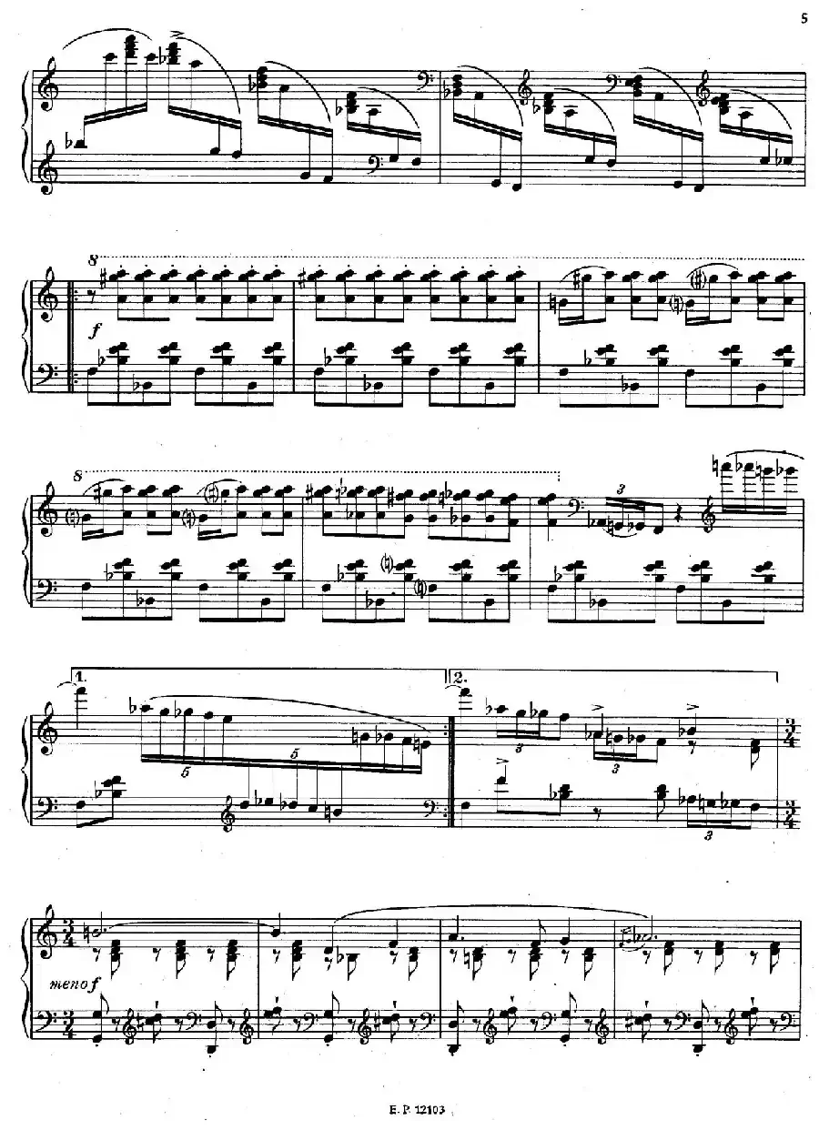 Sabre Dance（马刀舞曲）（索兰改编钢琴独奏版）