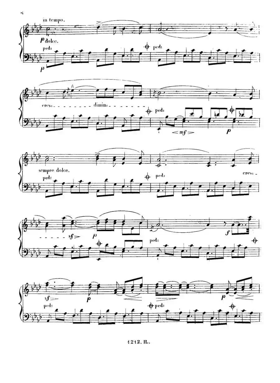 3 Nocturnes Caractéristiques Op·45（3首个性夜曲·1）
