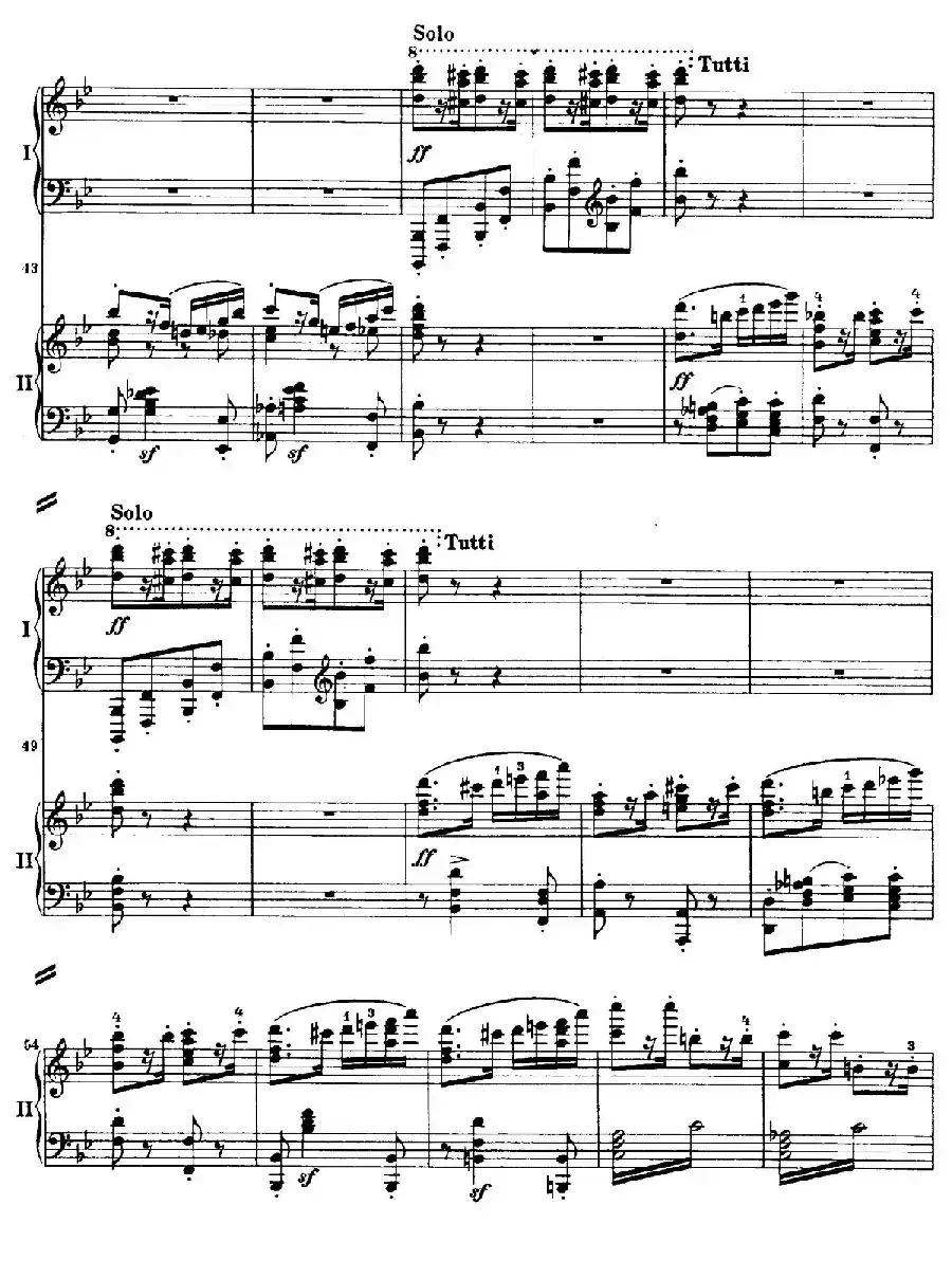 降B大调第二钢琴协奏曲（P71——80）