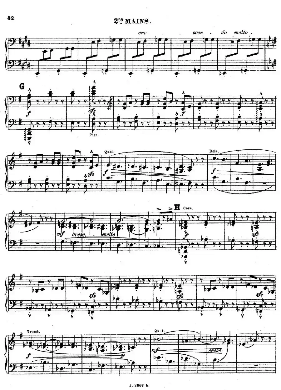 Symphony on a French Mountain Air Op.25（法国山歌交响曲·双钢琴·Ⅲ）