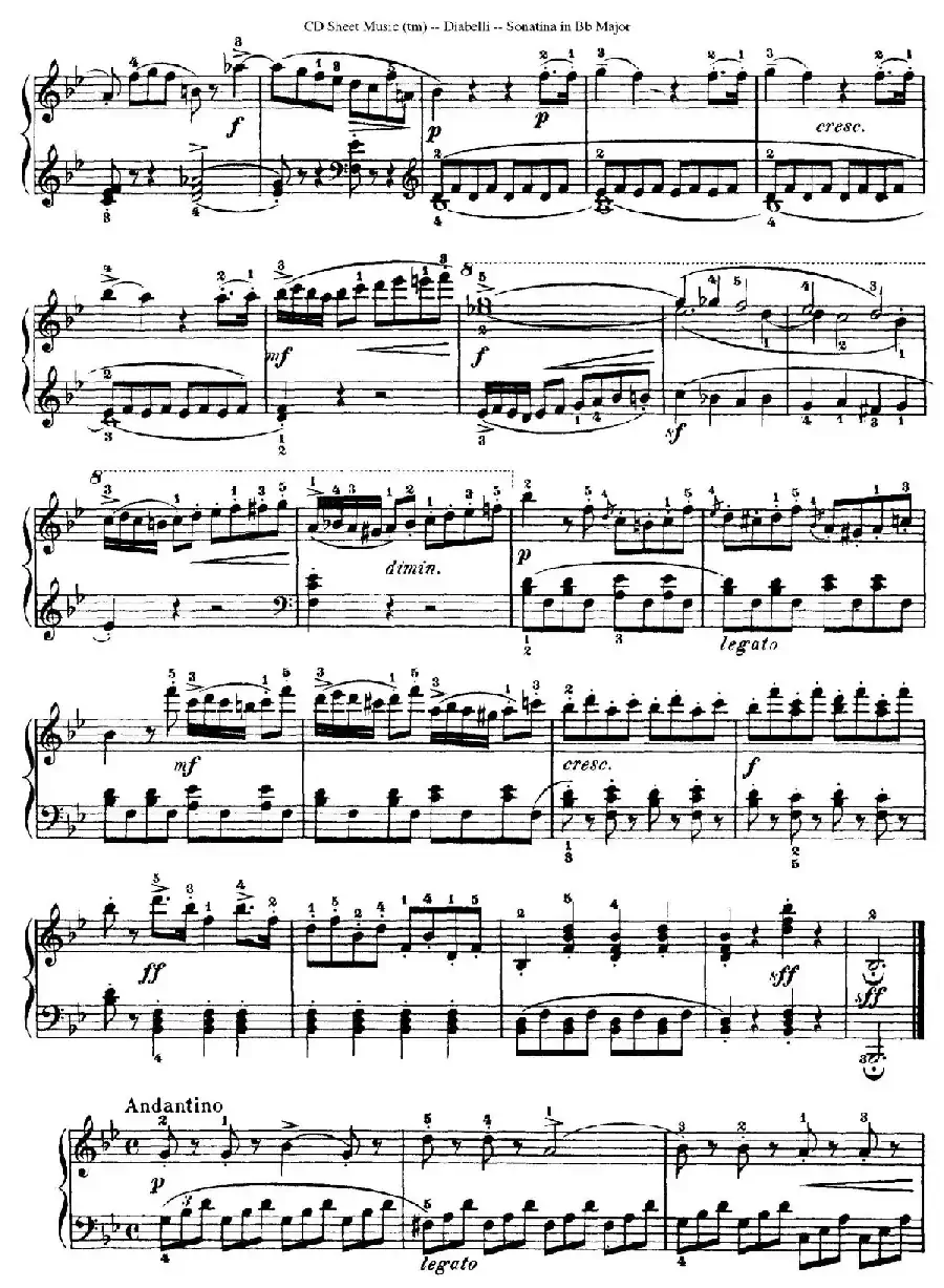 7 Piano Sonatinas Op.168（7首钢琴小奏鸣曲 No.4）