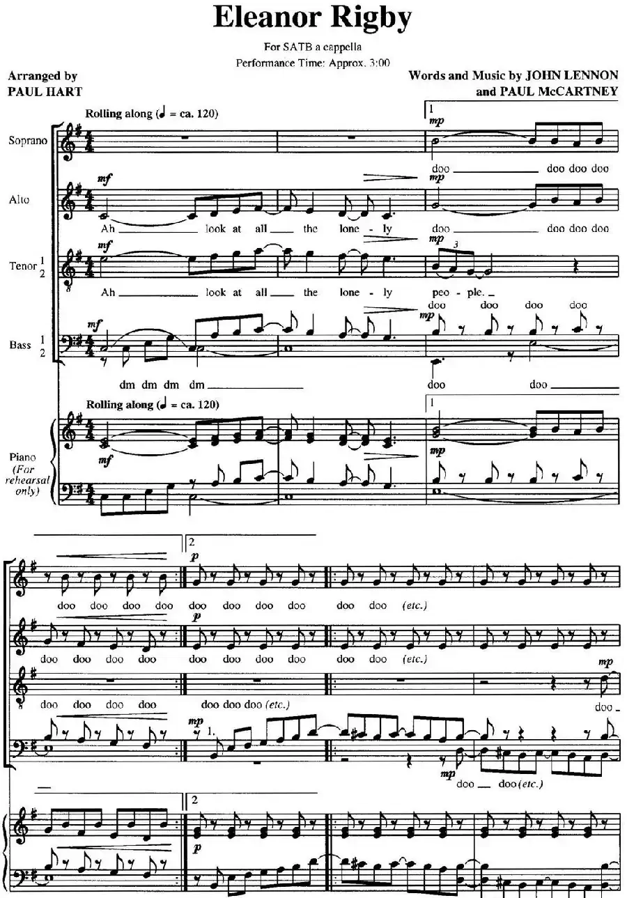Eleanor Rigby（四重奏）