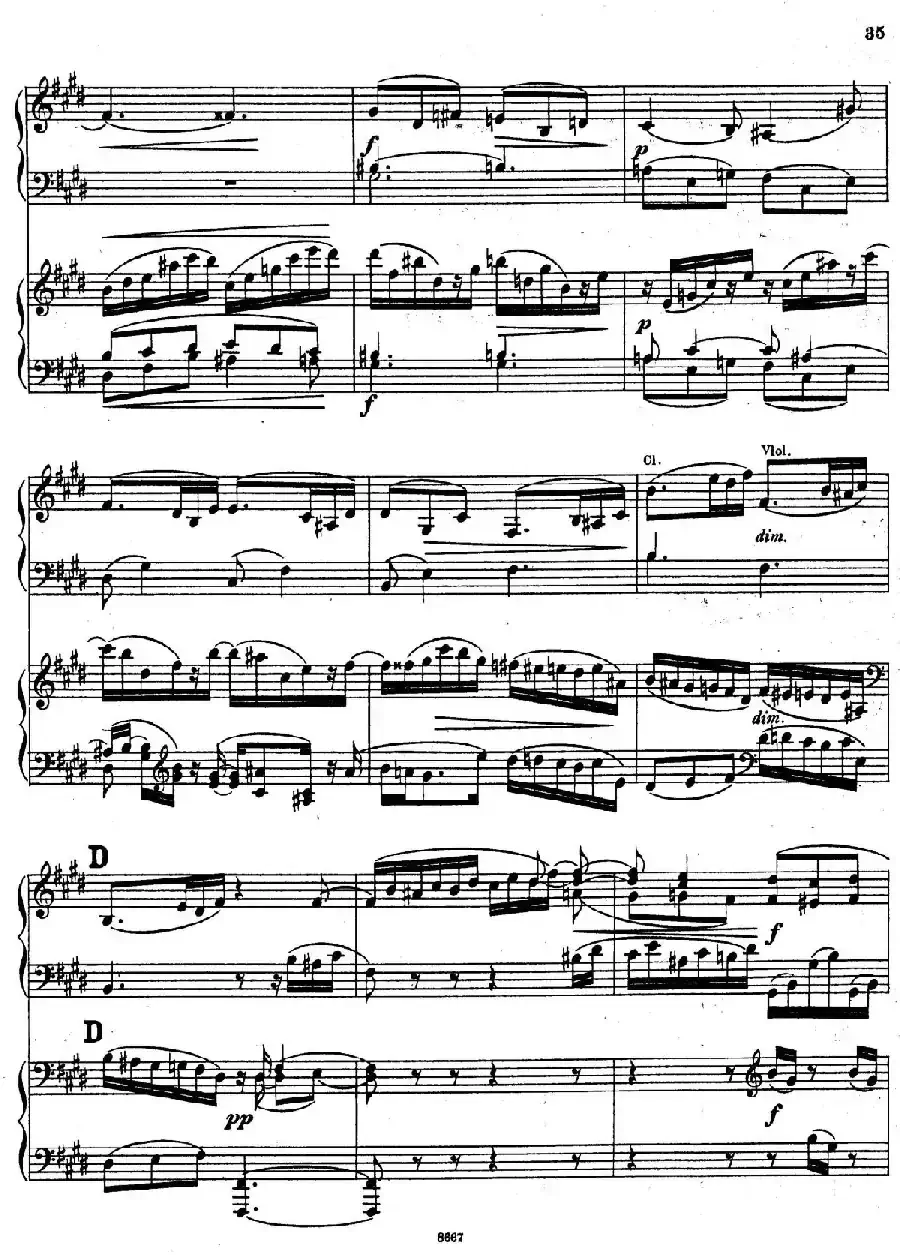Symphony No.4 in e Minor Op.98（e小调第四交响曲·双钢琴）