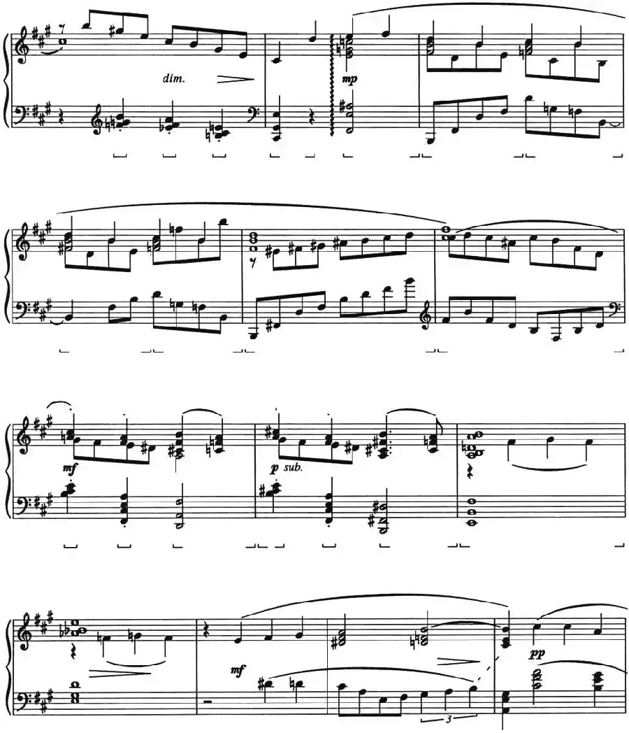 Etude 2.Somebody Loves Me（乔治·格什温练习曲·2、他深爱着我）