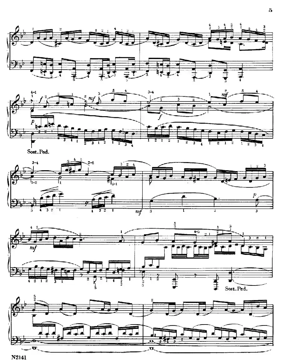 Fugue in g Minor BWV 578（g小调赋格·Briskier改编钢琴独奏版）