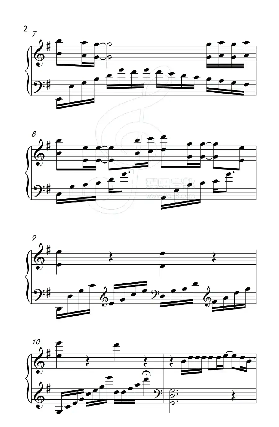 只想一生跟你走（《弹吧音教》制谱版）