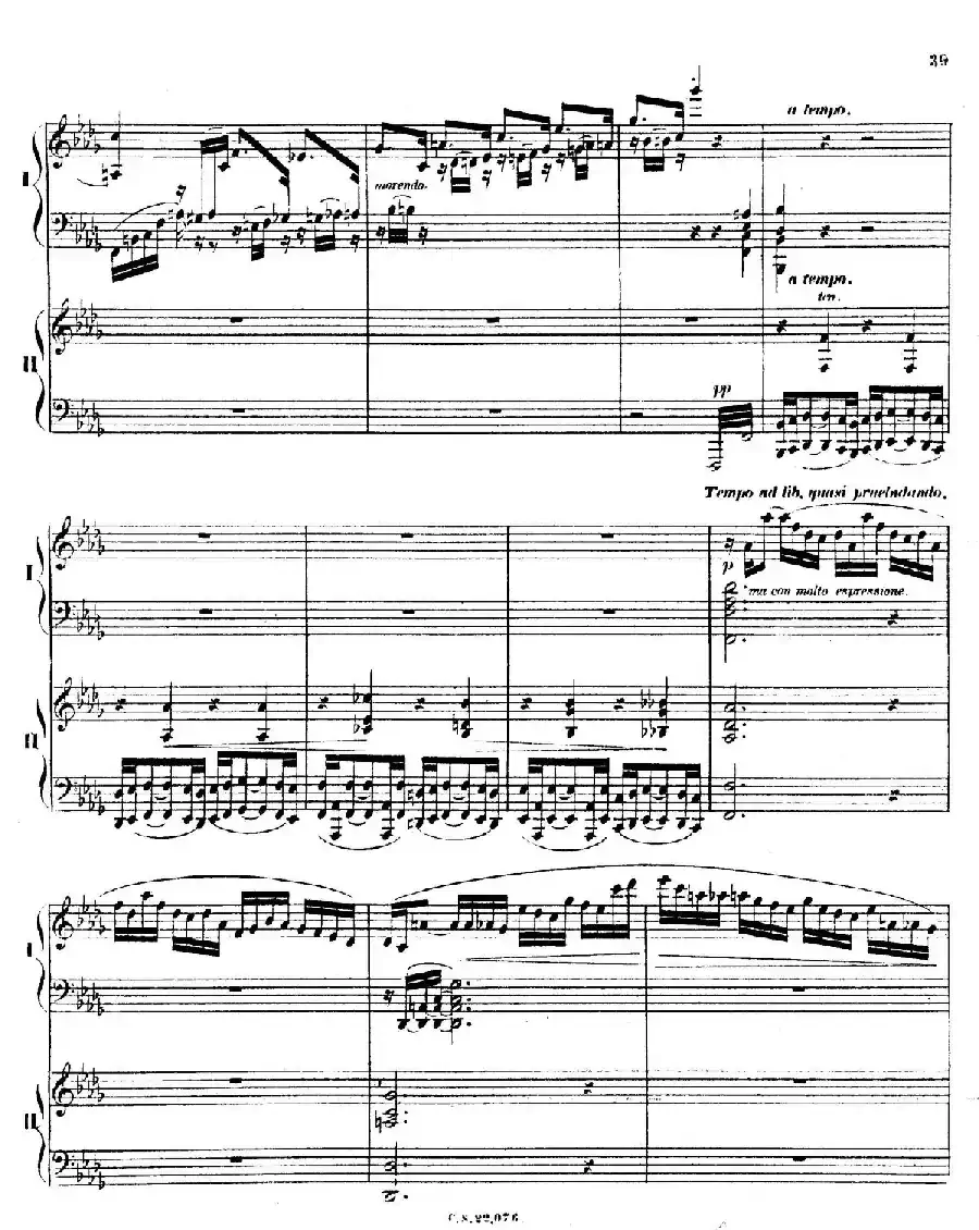 Piano Concerto No.2 in F Major Op.35（F大调第二钢琴协奏曲·Ⅱ·双钢琴）