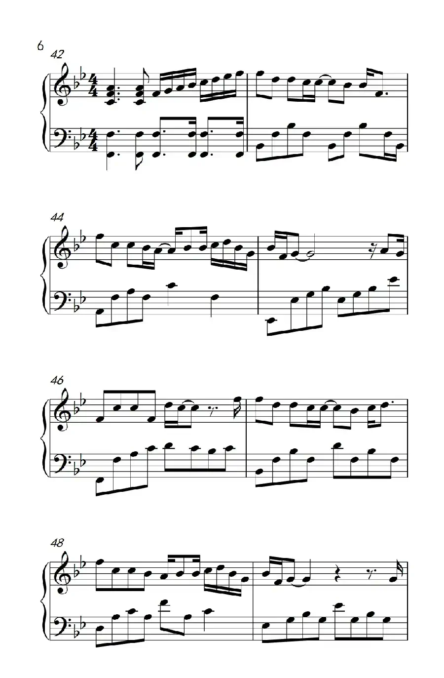 残酷月光(《弹吧音教》制谱版)