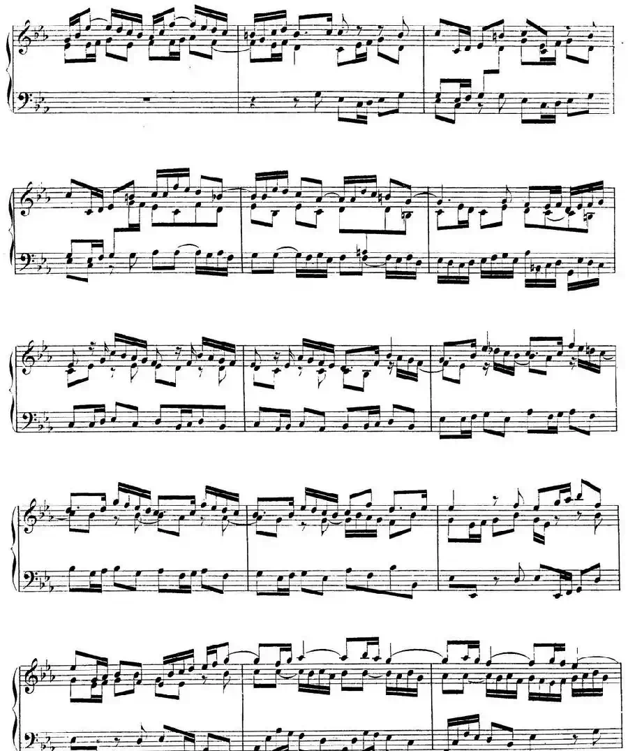 Toccata BWV 911（7首托卡塔·No.2 c小调）