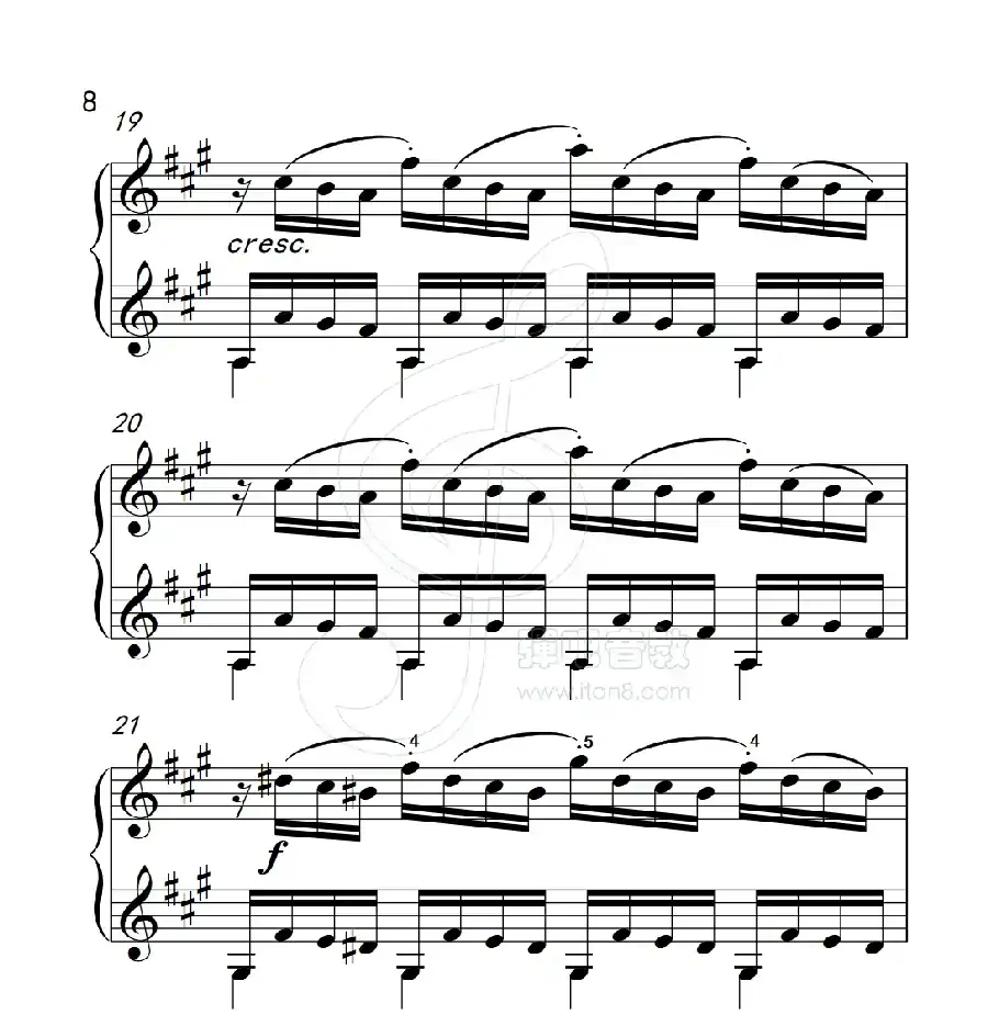 练习曲 6(克拉莫钢琴练习曲60首)