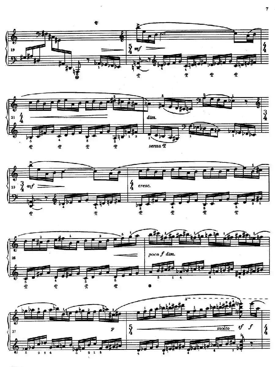 Two Studies（2首练习曲 1. 快板）