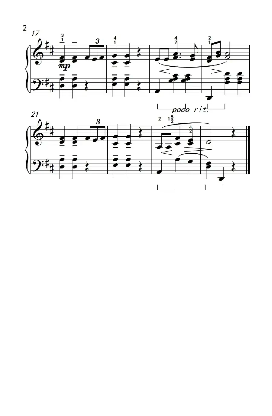 胡安妮塔（约翰·汤普森 成人钢琴教程 第三册）