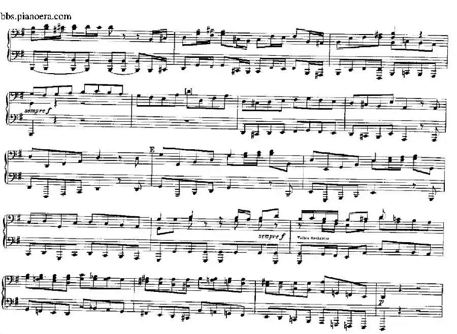 Brandenburg Concerto No.3 in G Major BWV.1048（G大调第三勃兰登堡协奏曲·四手联弹版）
